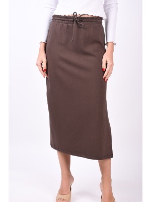 Skirt Only Onlcathy Long Chocolate Brown